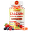 Calcium 1200 mg with Vitamin D3 K2 Gummies,High Absorption for Women and Men with B6, B12, Zinc, Sugar-Free Calcium Supplements Citrate Gummies for Bone, Immune Support (60 Count(Pack of 1))
