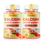 6-in-1 Calcium Gummies 1200mg – Bone & Immune Support with D3 K2, B6, B12 VC & Zinc – High Absorption Citrate, Sugar Free for Women and Kids(60 Count (Pack of 2))